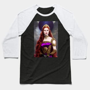 Empress In Magenta Baseball T-Shirt